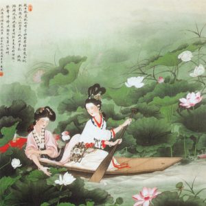 《采莲图》