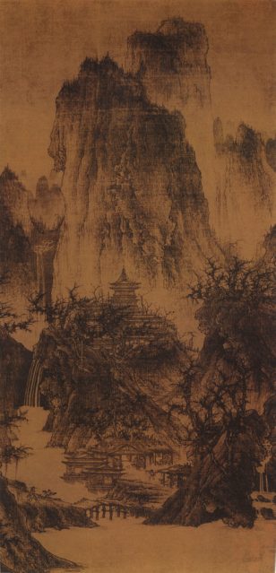 《晴峦萧寺图》