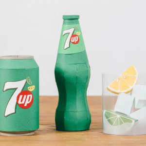 Paper Art Still Life Chain Reaction for 7UP