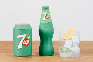 Paper Art Still Life Chain Reaction for 7UP