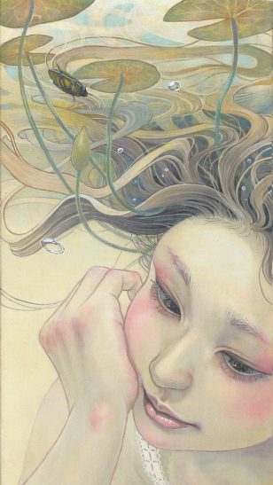 Miho Hirano - 日本插画师平野実穂油画作品：春