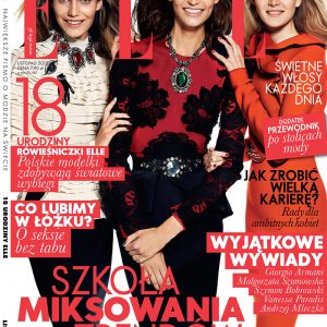 milia Nawarecka, Maja Salamon and Karolina Waz Are Jet Setters for Elle Poland’s November Cover Sho