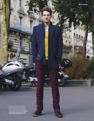 Max Rogers Models H&M’s Fall/Winter 2012 Styles for British GQ