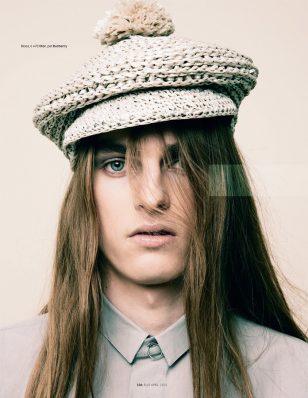 Klaus Vaivars by Jeroen W Mantel for Elle Netherlands