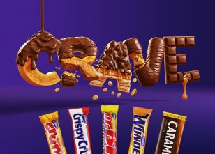 Cadbury CRAVE三维立体字设计欣赏