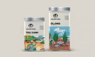 越南Cau Dat Farm茶包装设计