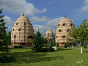 Eco hotel "Three stacks"