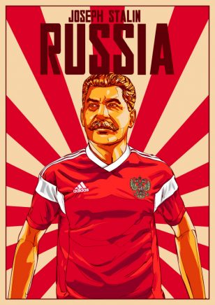 阿迪达斯世界杯俄罗斯海报
