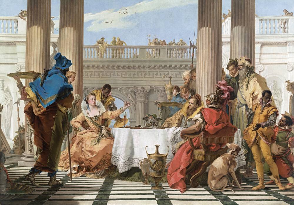 .《The Banquet of Cleopatra (1743-1744) 》Giovanni Battista Tiepolo