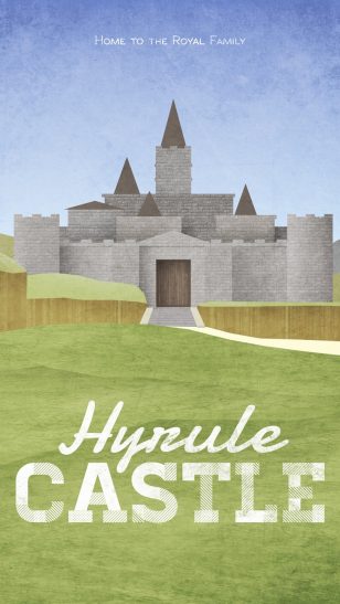 Hyrulean Travel 英国插画师 Dean Walton 「塞尔达：海拉尔之旅」系列海报