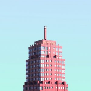 极简主义建筑摄影作品：糖果鹿特丹