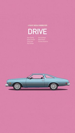 Cars & Films: Drive - 车与电影系列之《亡命驾驶》  设计：Jesús Prudencio