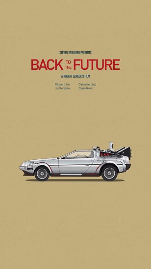 Cars & Films: Back to the Future - 车与电影系列之《回到未来》  设计：Jesús Prudencio