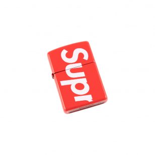 Supreme Zippo lighter ""SS 18"" 联名红色打火机 - SU3751 "SS