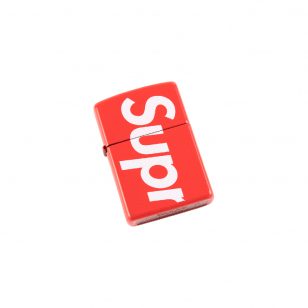Supreme Zippo lighter ""SS 18"" 联名红色打火机 - SU3751 "SS