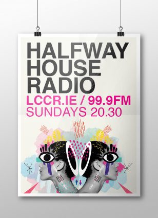 Poster for a local Radio station in Limerick, Ireland