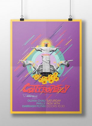 Controversy Club Night Poster