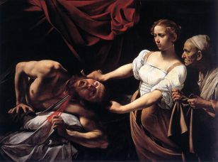 Judith Beheading Holofernes 1599-1602， Galleria Nazionale d'Arte Antica，Rome