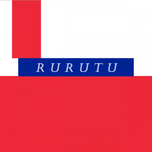 法国殖民地旗帜《法属波利尼西亚的 Rurutu 法国保护国的旗帜（1858-1889）》