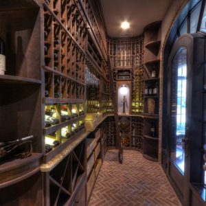 Traditional Wine Cellar in Houston, Texas