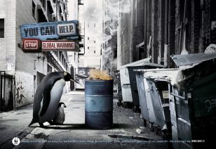 无家可归  世界自然基金会 | World Wildlife Fund (WWF) | 灵智 | Euro RSCG | Homeless Penguin