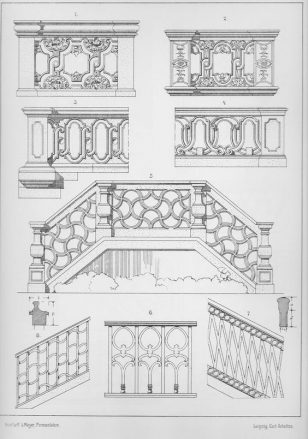 石材围栏绘画