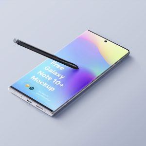 Samsung Galaxy Note 10 Plus Mockup .psd .sketch