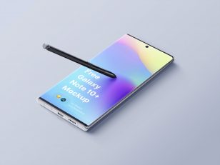 Samsung Galaxy Note 10 Plus Mockup .psd .sketch