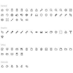 icons pro 图标集 18个分类250+图标 .sketch .ai .svg素材下载