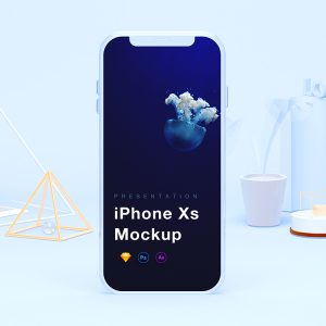 iPhone Xs Mockups [PSD+Sketch+AEP]
