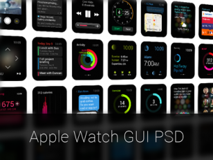 Apple Watch GUI PSD 下载