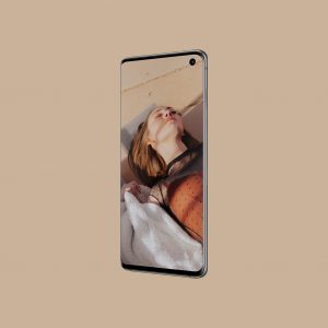 Samsung Galaxy S10 透视效果 Mockup .psd