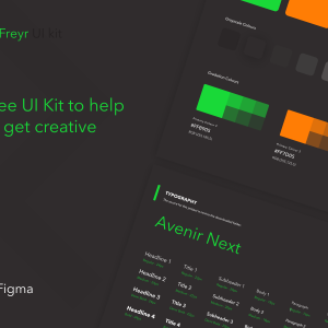 Freyr ui kit 工具包 .fig素材下载