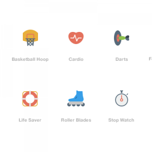 一组运动图标下载（psd、png、ai、svg）