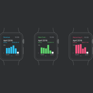 Apple Watch Analytics Sketch 素材下载