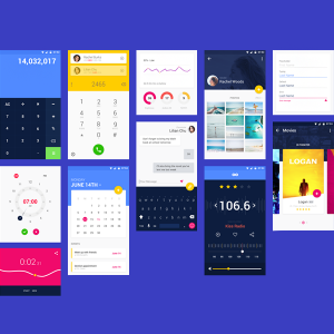 Material UI Kit (.sketch, .psd, .xd)