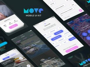 Move iOS UI Kit Sketch 素材下载