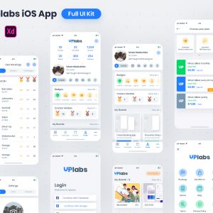 uplabs app ui .ai .xd素材下载