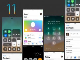 iOS 11 Small GUI sketch下载