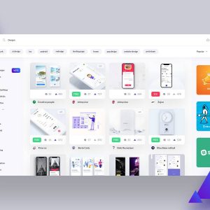 Uplabs Home Page redesign .psd下载