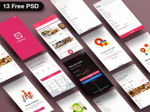 外卖app ui .psd下载