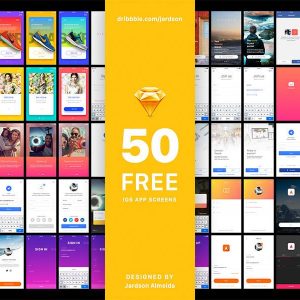 50个app登录界面UI sketch素材下载