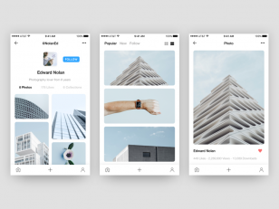 Unsplash – Photo App Concept