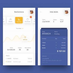 woocommerce app concept sketch素材下载