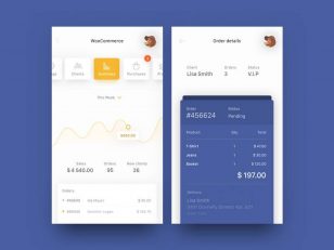 woocommerce app concept sketch素材下载