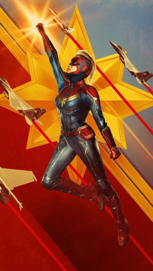 Captain Marvel - 美国电影《惊奇队长》海报