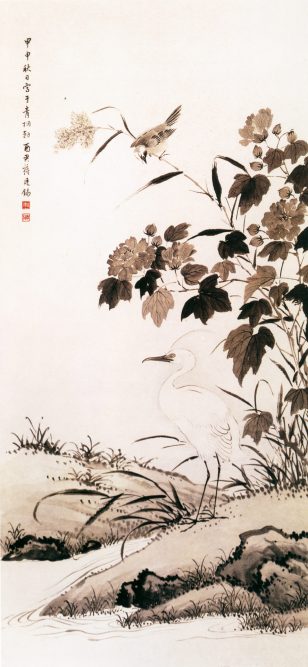 《芙蓉鹭鸶图》 蒋廷锡