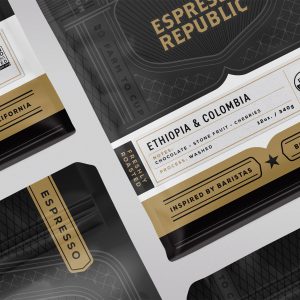 美国Espresso Republic咖啡包装设计