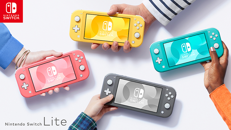 Nintendo Switch Lite 有了新配色 任天堂联名 TF 卡也开卖了