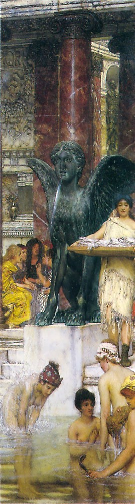 .英国《A Bath (an Antique Custom)》阿尔玛·塔德玛 Lawrence Alma-Tadema